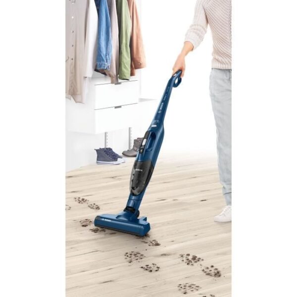 Buy with crypto BOSCH BCHF2MX20 - Wireless Broom Vacuum Readyy'y 2en1 - 20 V Max. - 44 min of autonomy - 2 speeds - 400 ml tray - Blue-4