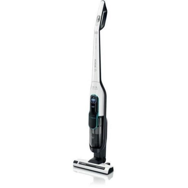 Buy with crypto BOSCH BCH86HYG2 - ATHLET - Rechargeable broom vacuum cleaner - 6 white series - 60 min of autonomy - 900 ml tank - 2 speeds and turbo-1