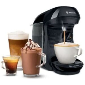 Buy with crypto Bosch Tas1002N Tassimo Happy Multi -Boissons Coffee Machine - T -Disc - Automatic stop - Black stop-1