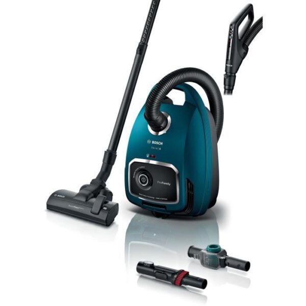 Buy with crypto Bosch bgl6fam1 - vacuum cleaner with bag - Power variator with the handle - Integrated multi -user brush - very silent 69 db-1