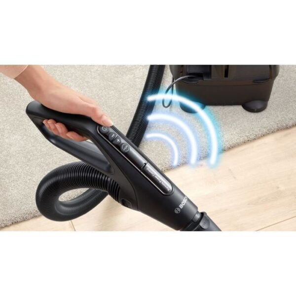 Buy with crypto Bosch bgs41pow1 bagless vacuum cleaner - Propower - black - 700W - 72 dB - HEPA 13 - 10m - 2.4L-3