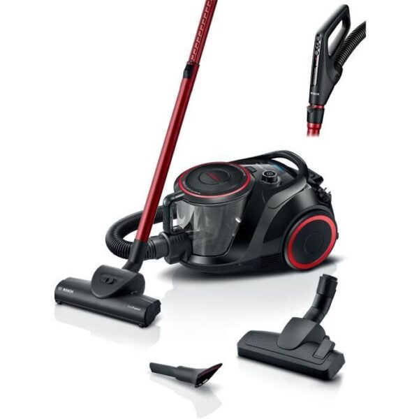 Buy with crypto Bosch bgs41pow1 bagless vacuum cleaner - Propower - black - 700W - 72 dB - HEPA 13 - 10m - 2.4L-1