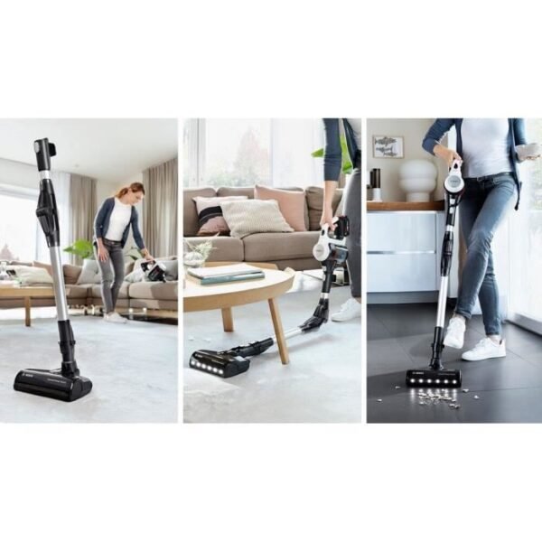 Buy with crypto Bosch BBS711W - Unlimited White Wireless Multifunction Broom Vacuum - Power for all 18 V Lithium -ion 3ah battery-3