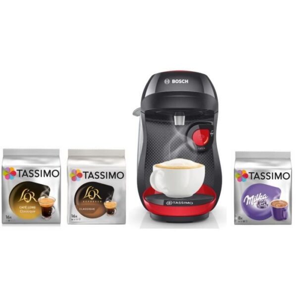 Buy with crypto Bosch Tassimo Happy Tas1003 red pod machine-2