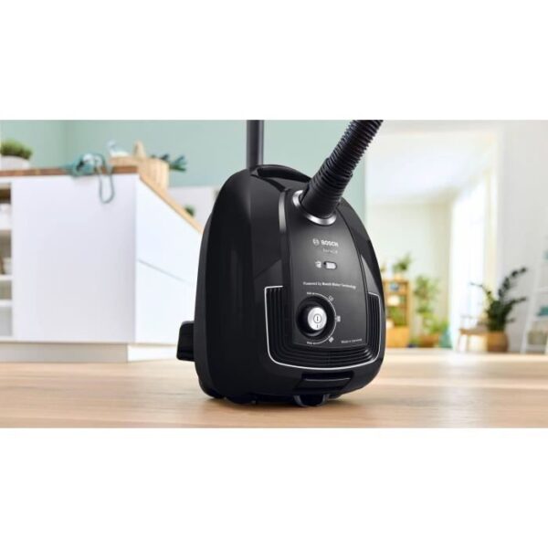 Buy with crypto Bosch GL38 Black - vacuum cleaner Bag - 600 W - 79 DB - (H) EPA - 10m - 4 L Bag - Power variator-3