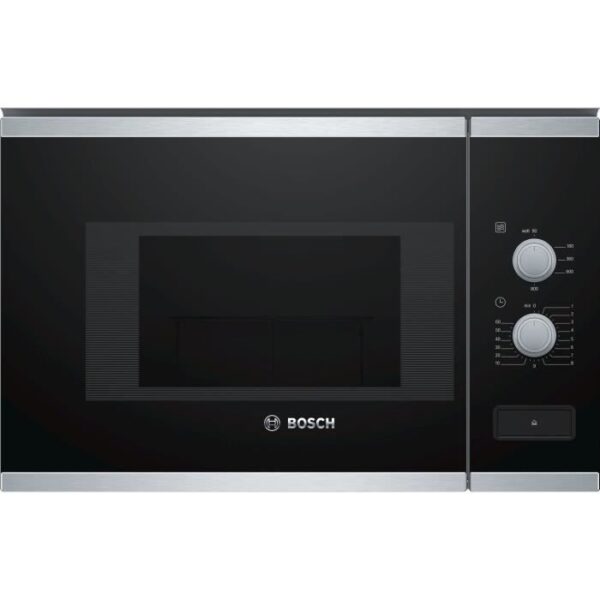 Buy with crypto BOSCH BFL520MS0 - Stainless steel single-function microwave - 20 L - 800 W - Built-in-1