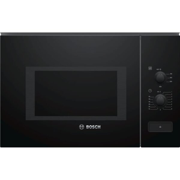 Buy with crypto BOSCH BFL550MB0 - Built-In Single Function Microwave Black - 25 L - 900 W-1