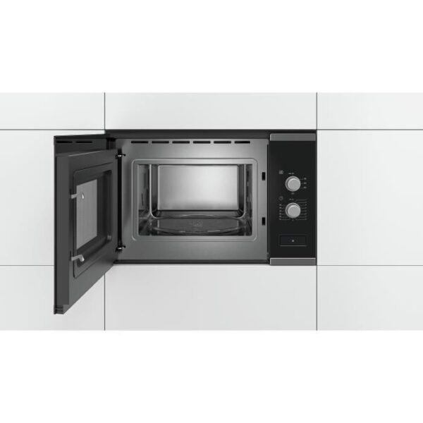 Buy with crypto BOSCH BFL550MS0 - Stainless steel single function built-in microwave - 25 L - 900 W-2