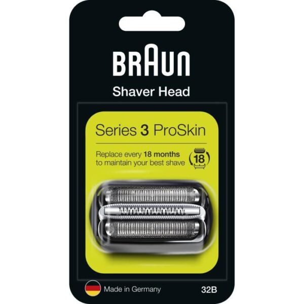 Buy with crypto Braun Replacement Piece 32B Black For Razor - Compatible with Series 3 razors-1