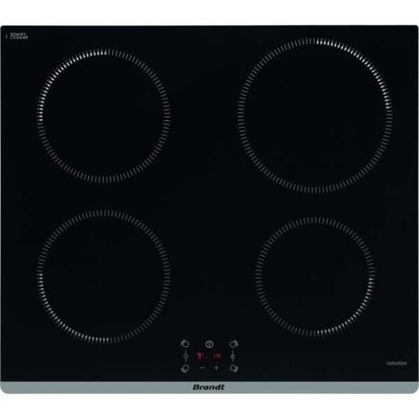 Buy with crypto Brandt induction hob - 4 lights - 60 cm - TI464B-1