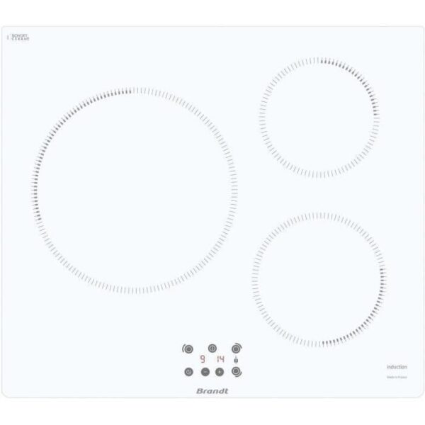 Buy with crypto Brandt induction hob -Ti364W - 3 lights - 14cm-1