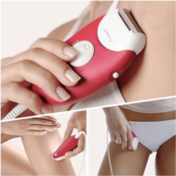 Buy with crypto BRAUN EPILATOR SE 3410-20 tweezers-System soft lift tips-Continuous feeding-Shaving head-Accessory trimmer-3