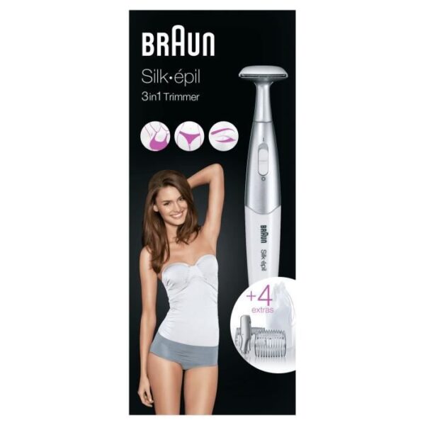 Buy with crypto Braun Bikini 3 in 1 FG1100 mower - White-1