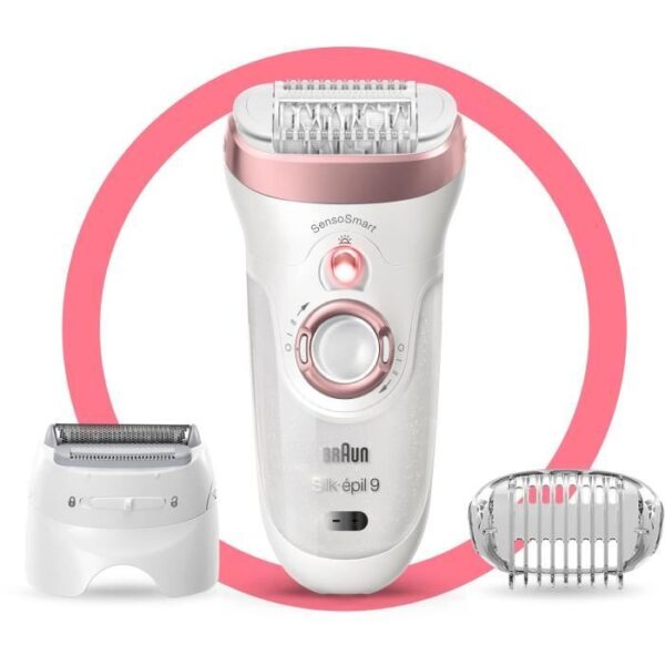 Buy with crypto Braun Silk-épil 9 9-720 Epilator - Micro-Grip technology - 40% wider head-1