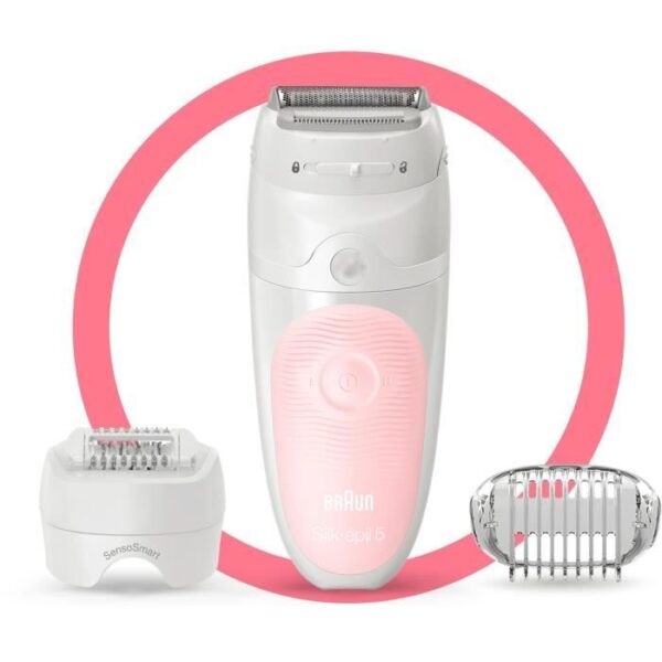 Buy with crypto Braun Silk-épil 5 5-620 Epilator - ideal for beginners - Micro-Grip technology with 28 tweezers-1