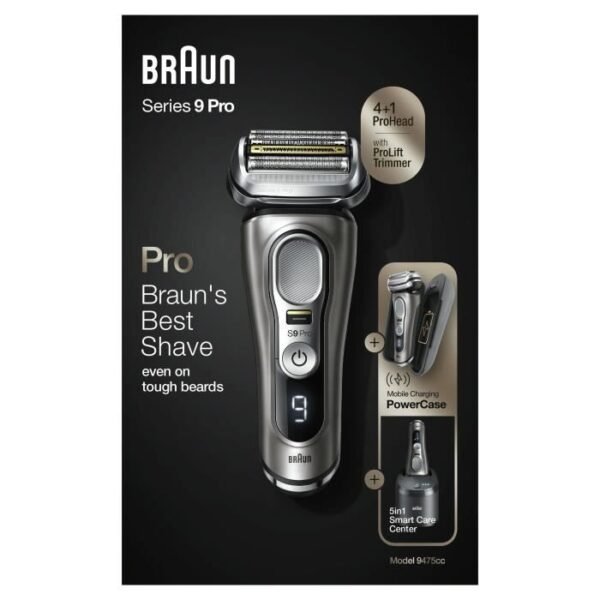 Buy with crypto BRAUN 81747638 - Braun Series 9 Pro 9475cc Electric shaver beard and hair - ProLift - Power Case - 60min autonomy-2