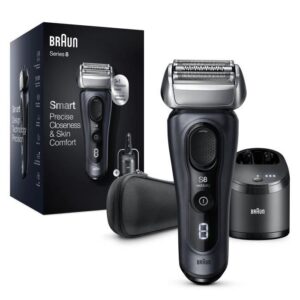 Buy with crypto BRAUN 81761498 - Braun Series 8 8463cc Electric beard shaver - 3 + 1 head - Sonic technology - 40 ° flexible head-1