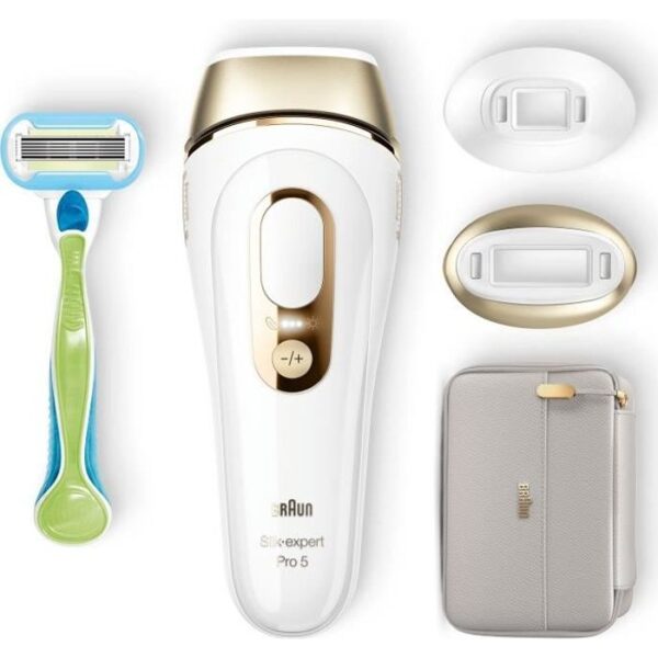 Buy with crypto Silk pulsed light epilator · Expert Pro 5 PL5154 with 3 accessories: precision head