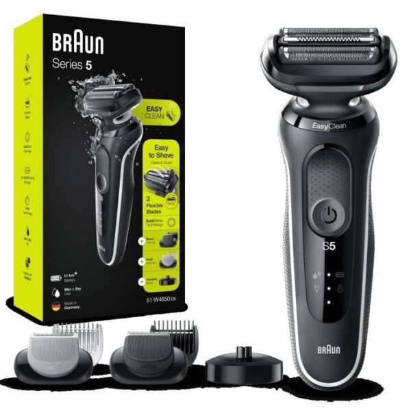 Buy with crypto Electric razor Braun Series 5 51 -W4650CS - 2 Easyclick accessories