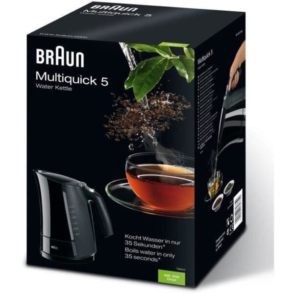 Buy with crypto BRAUN WK500BK Electric kettle Multiquick 5 - 1