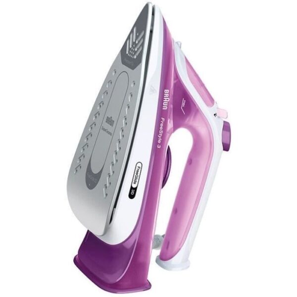 Buy with crypto Steam iron FI3124 PU - Power 2400 W - Supercramic sole - 270 ml water tank - Self -cleaning-1