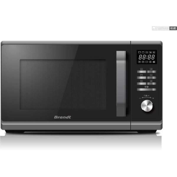 Buy with crypto Brandt SE2300S monofunction microwave - 23l - 800 watts - silver-1