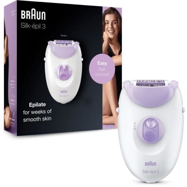 Buy with crypto BRAUN Silk-epil 3 3170 electric epilator-1