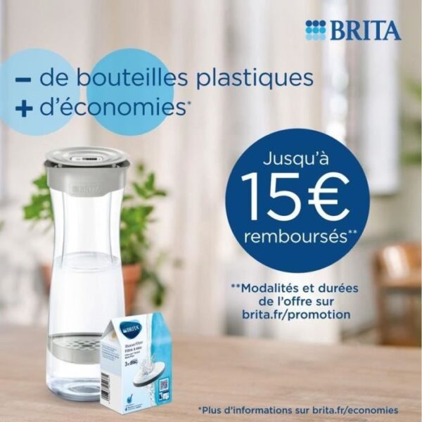 Buy with crypto BRITA 1031311 - Pastel gray filter bottle - 1 MicroDisc Filter included-2