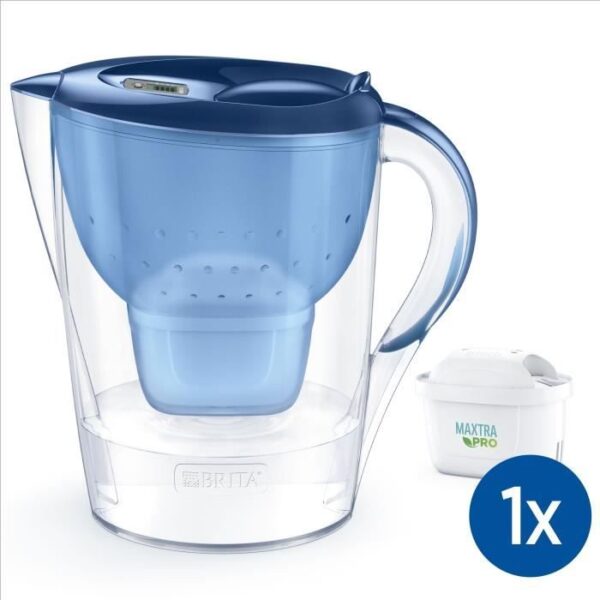 Buy with crypto Brita Carafe filter Marella Bleue XL (3.5l) included 1 Maxtra Pro All-1 cartridge-1