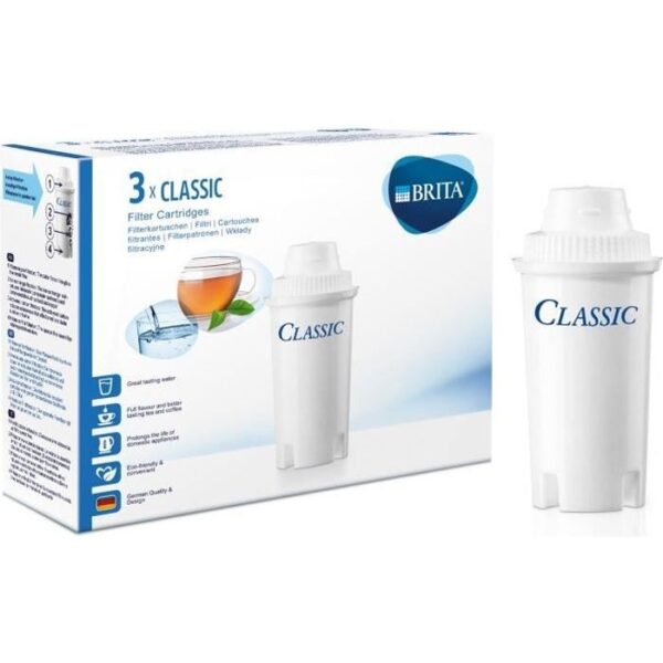 Buy with crypto Brita Pack of 3 Classic White filtering cartridges-1