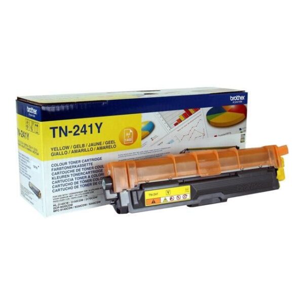 Buy with crypto Brother TN-241 Yellow Laser Toner-1