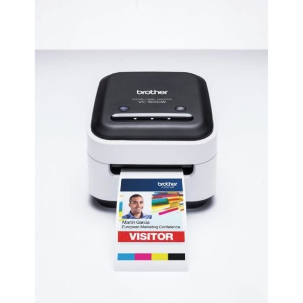 Buy with crypto Labels & Photos Printer for Creative Hobbies - BROTHER - VC-500W - Direct Thermal - Color - Wi-Fi - VC500WCRZ1-4