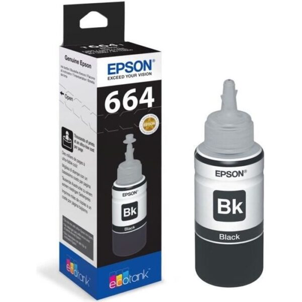 Buy with crypto Epson Ecotank T6641 Ink Bottle - 70ml Black-1