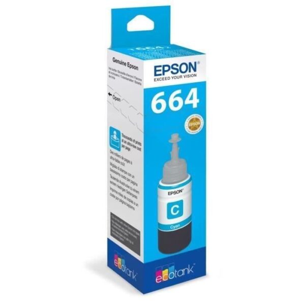 Buy with crypto Epson Ecotank T6642 Ink Bottle - 70ml Cyan-2