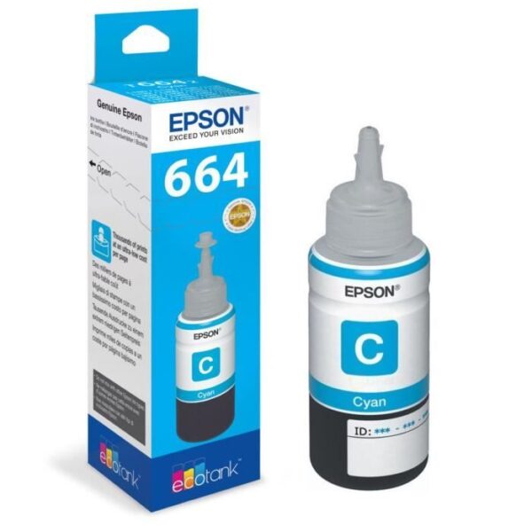 Buy with crypto Epson Ecotank T6642 Ink Bottle - 70ml Cyan-1