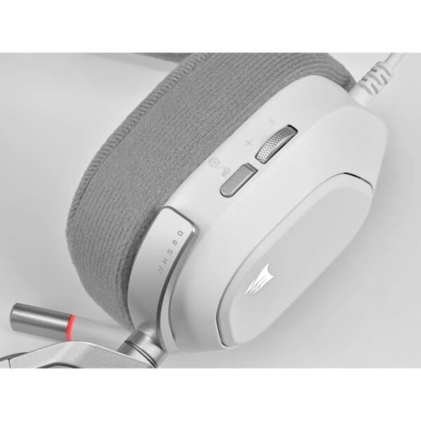 Buy with crypto Corsair Helmet Gaming Premium HS80 RGB USB-White (CA-9011238-EU)-4