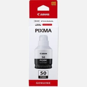 Buy with crypto Ink bottle - Canon - GI -50pgbk - Black - Pixma Megatatank compatibility - (3386c001)-1
