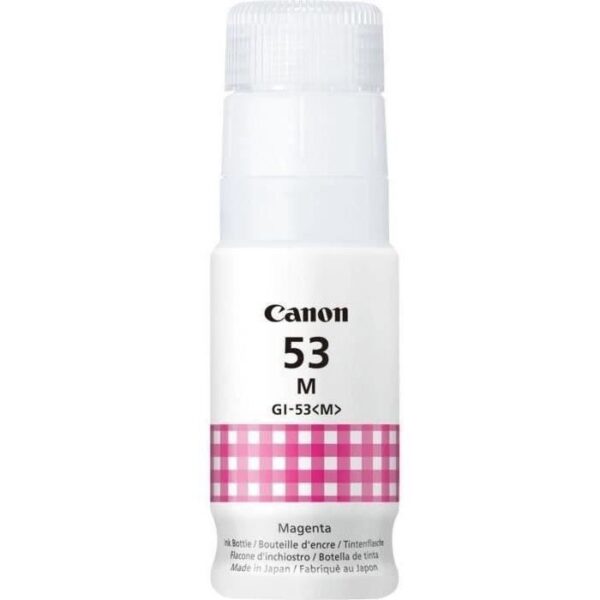 Buy with crypto Ink bottle - Canon - GI -53M - Magenta - Pixma G650 and G550 compatibility - (4681C001)-1