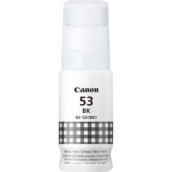 Buy with crypto Ink bottle - Canon - GI -53BK - Black - Pixma G650 and G550 compatibility - (4699c001)-1