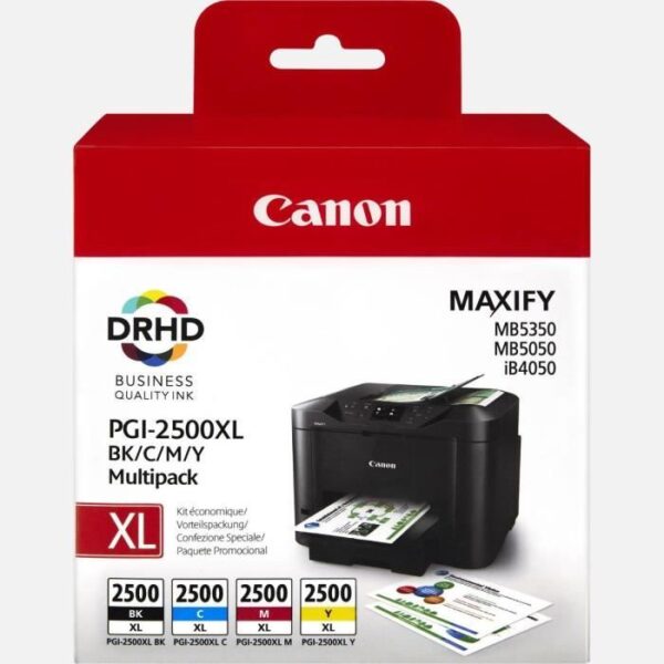 Buy with crypto Canon PGI-2500XL Cartridge - Multipack (Cyan