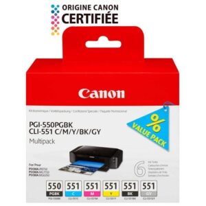 Buy with crypto Cartouche Canon INK PGI-550 / CLI-551 C