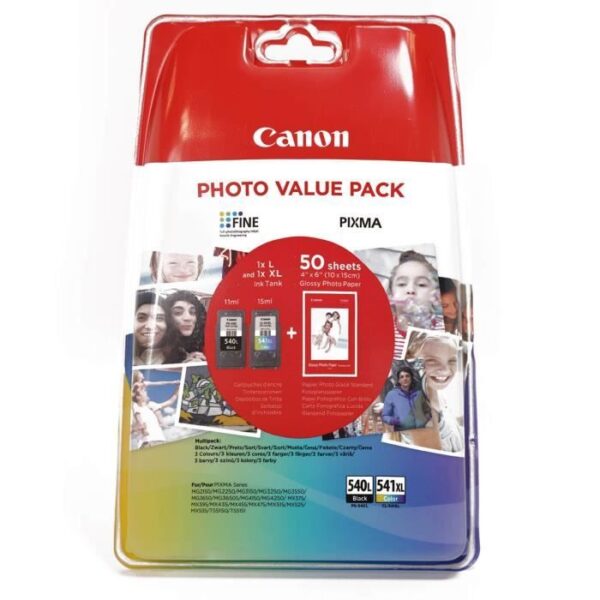 Buy with crypto CANON Pack of 2 ink cartridges PG-540L / CL-541XL Black + Color-1