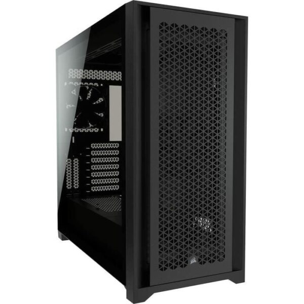 Buy with crypto CORSAIR 5000D Airflow PC Case - ATX Mid Tower Tempered Glass - Black (CC-9011210-WW)-1