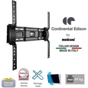 Buy with crypto CONTINENTAL EDISON Support TV mural inclinable TV 40-65'' VESA 400*400-1