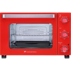 Buy with crypto CONTINENTAL EDISON CEMF35R - Electric mini oven 35L red - 1500W - Rotisserie