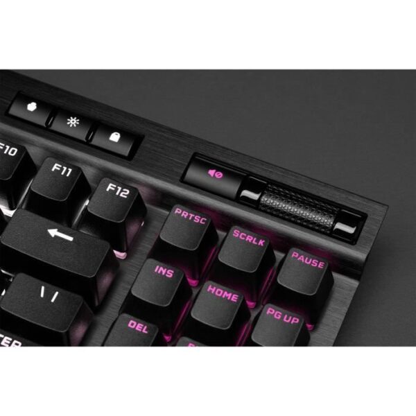 Buy with crypto Corsair keyboard Gaming Optical-Mechanic K70 RGB TKL Champion Series Retro Blind Opx Black (CH-911901A-FR)-3