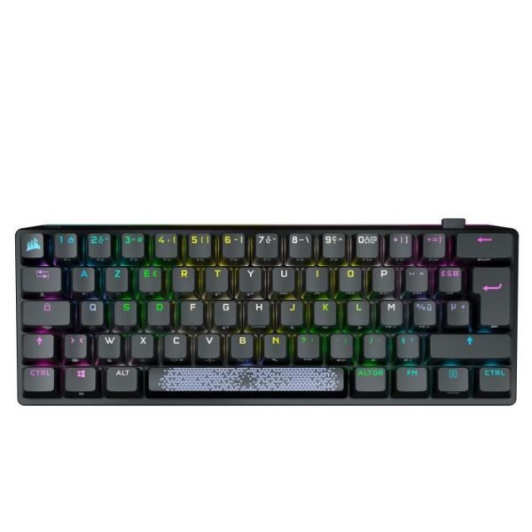 Buy with crypto Gaming mechanical keyboard - Azerty - Corsair - K70 Pro Mini Wireless - Backlit RGB LED