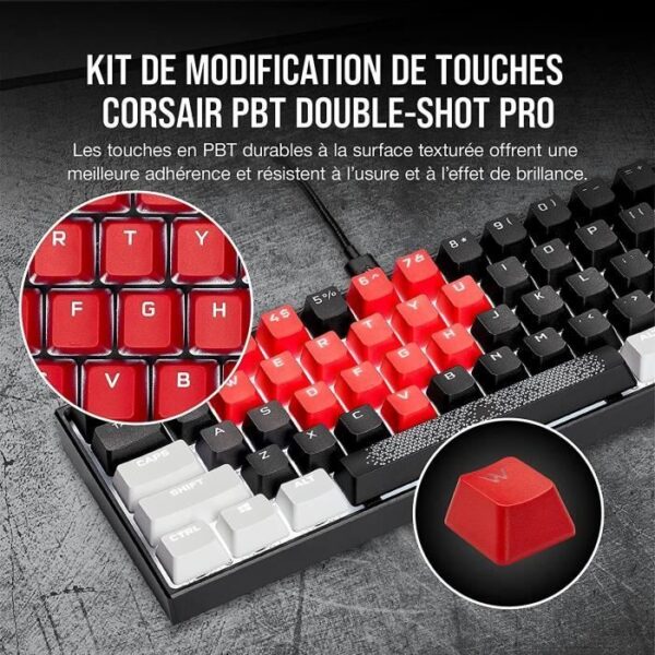 Buy with crypto Corsair Kit for modification of PBT Double-Shot Pro-Red PBT (CH-9911020-FR))-6