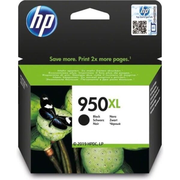 Buy with crypto HP 950XL Genuine Large Capacity Black Ink Cartridge for HP OfficeJet Pro 251dw / 276dw / 8100/8600 (CN045AE)-1