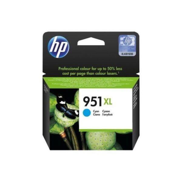 Buy with crypto HP 951XL Genuine Large Capacity Cyan Ink Cartridge for HP OfficeJet Pro 251dw / 276dw / 8100/8600 (CN046AE)-1